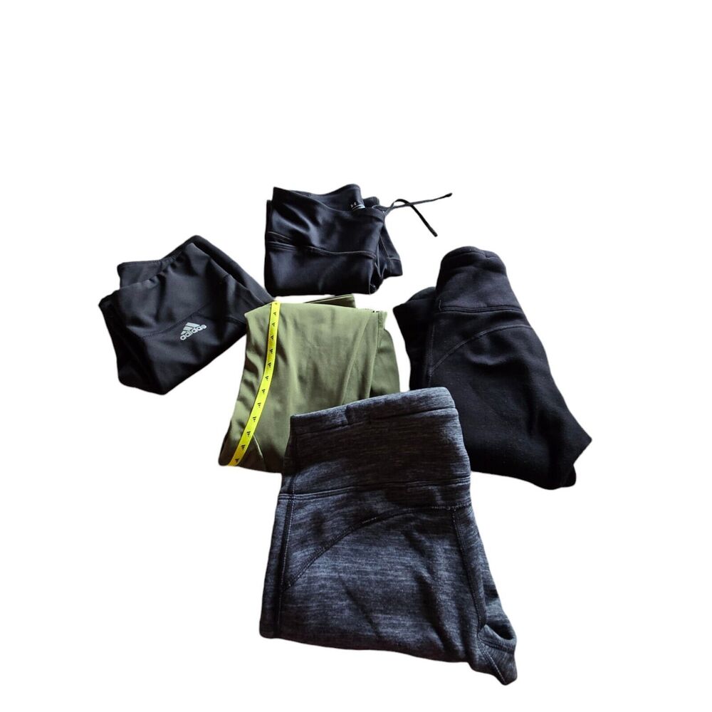 4 Leggings Adidas Athleta Altitude Under Armour Heat Gear Prime Green‎ XxS-S